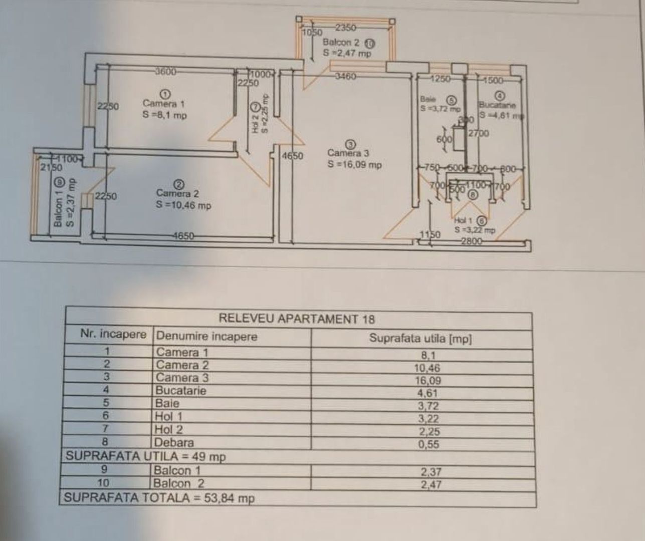 Apartament 3 camere zona Sagului - Poză 9