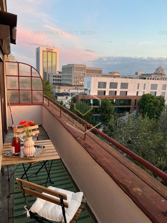 Prima inchiriere, apartament spatios si complet utilat, terasa, Dorobanti Romana - Poză 17