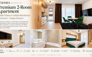 For Rent | Premium 2-Room Apartment | 55 sqm | Noble Piatra Craiului - Poză 1