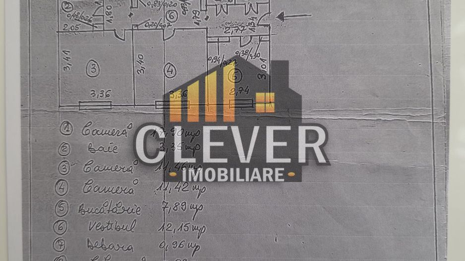 Apartament 3 camere  Pamtelimon langa Mega Mall - Schiță 11