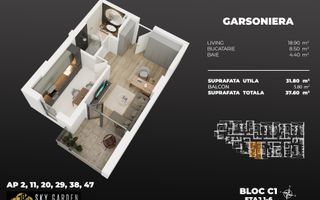 garsoniera dec 3min metrou Berceni - Poză 3