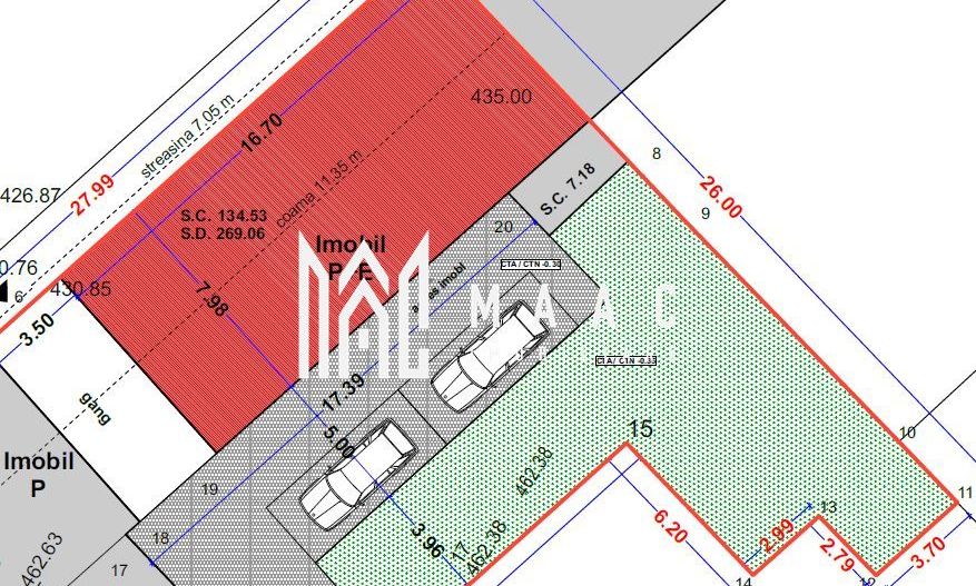Imobil cu plan de arhitectură I Autorizat I 394 mp I Central - Poză 1