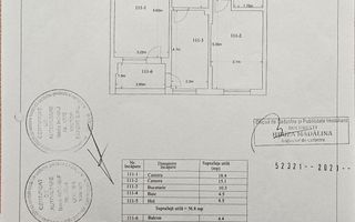 Apartament 2 camere 12 min Metrou Teclu Parcare Inclusa - Schiță 12