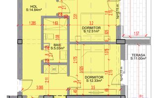 Apartament 4 Camere | 115,27 mp Total, 2 Terase | Comision 0% - Poză 1
