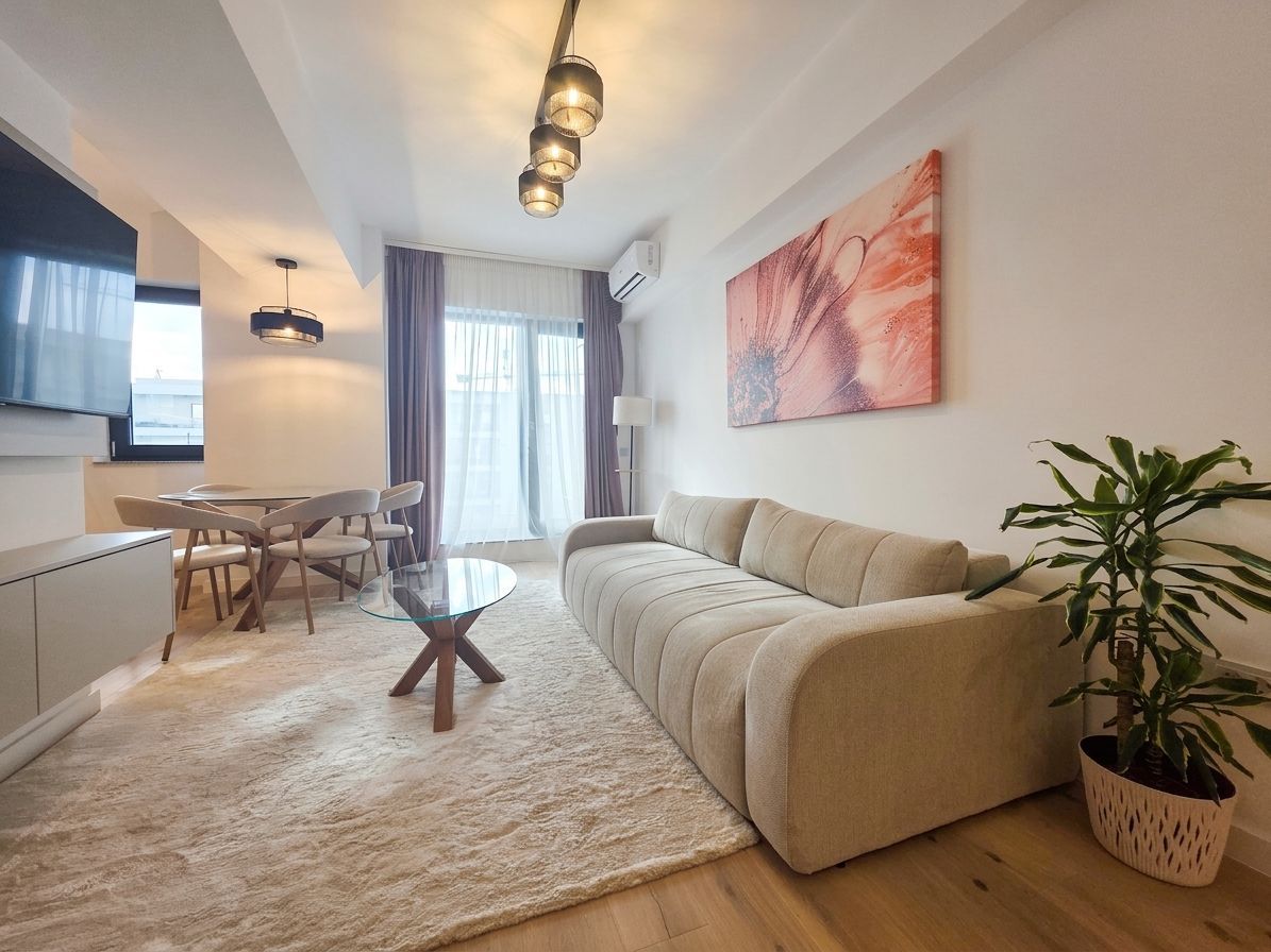 2 camere | PIPERA | TERASĂ 11 MP | MOBILAT MODERN | Vedere libera - Poză 1
