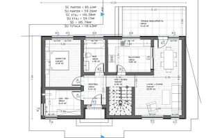 Vilă P+1 de vânzare în Miroslava – 4 camere, 120 mp utili, teren 460 mp - Poză 2
