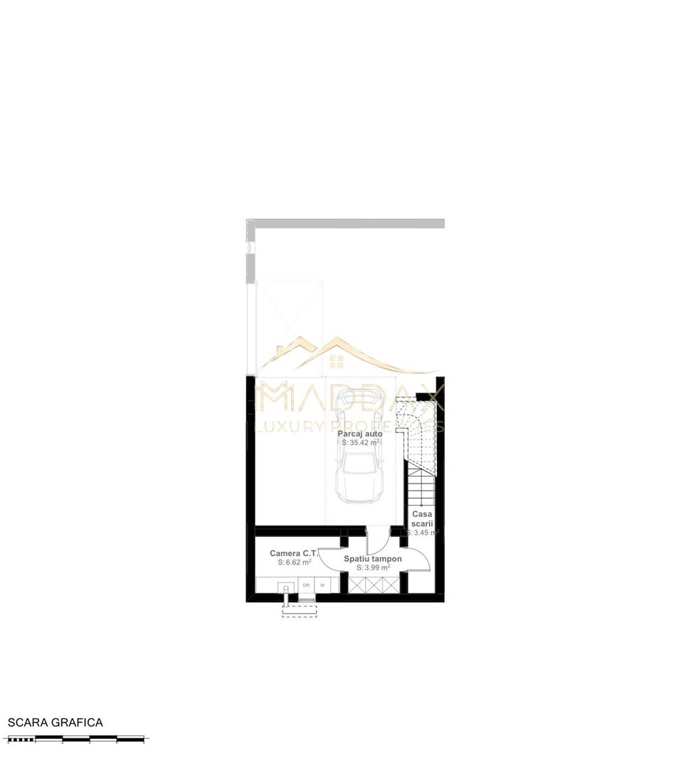 Vila cu 5 camere  *366mp* / Curte privată + piscina*315mp*/ Pipera - Lake View - Schiță 80