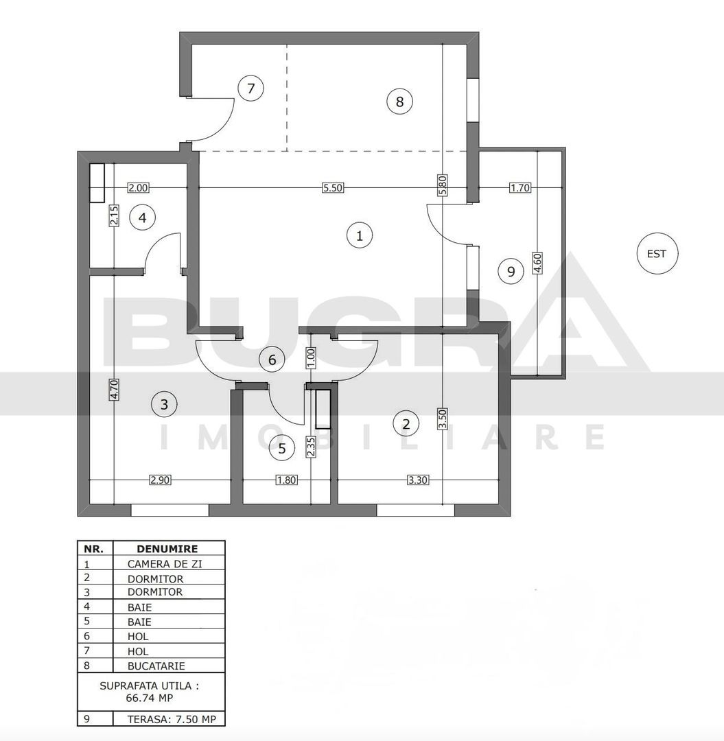 Apartament 3 camere, 67 mp, garaj, Park Lake Residence - Poză 9