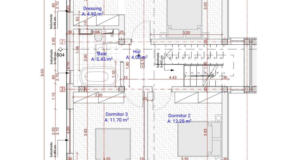 Locuință elegantă, 4 camere, curte generoasă – Șelimbăr, Sibiu - Schiță 7