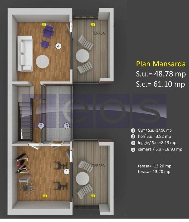 VANZARE TEREN 208MP | PUD APROBAT | PROIECT INCLUS | DOMENII | - Poză 11