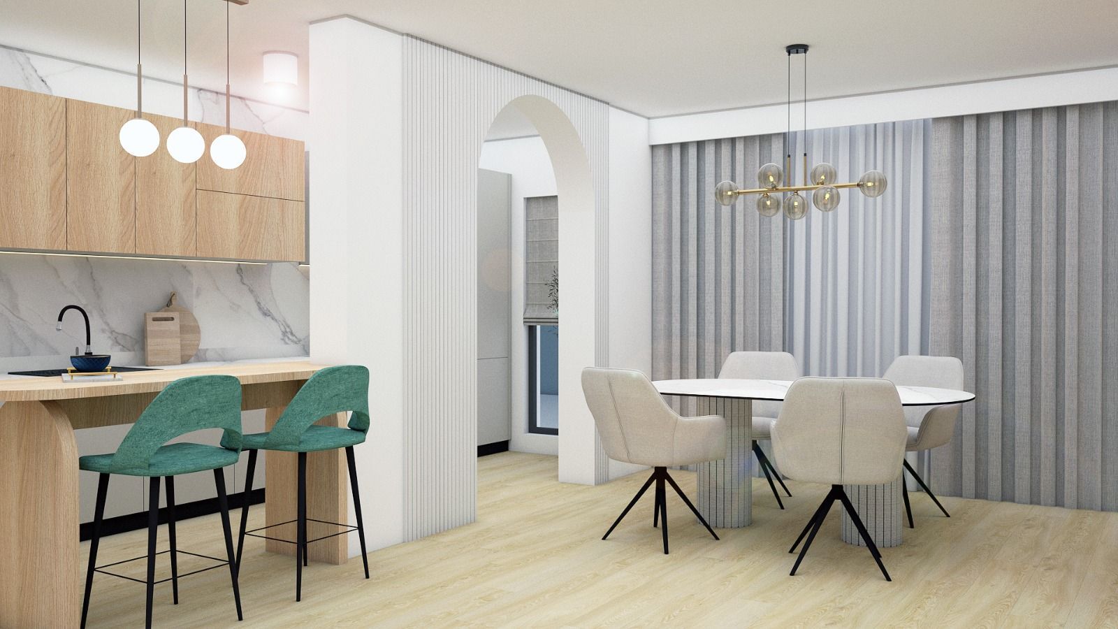 Apartament 4 Camere de inchiriat Iancu Nicolae utilat mobilat - Poză 4