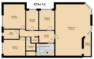 Imobil D+P+3 | 870mpc | ideal birouri/comercial/clinica - Schiță 15