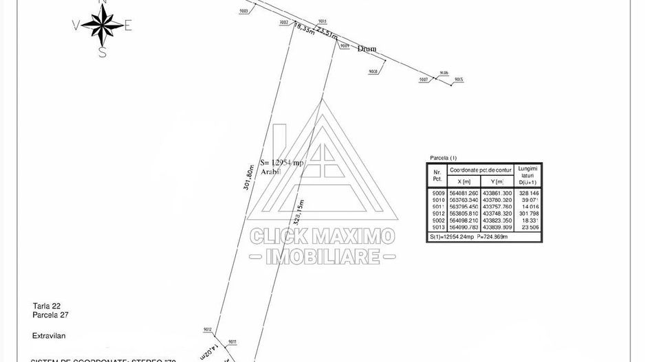 28.554 mp TEREN EXTRAVILAN, TURDA – SĂNDULEȘTI, jud. CLUJ - Poză 5