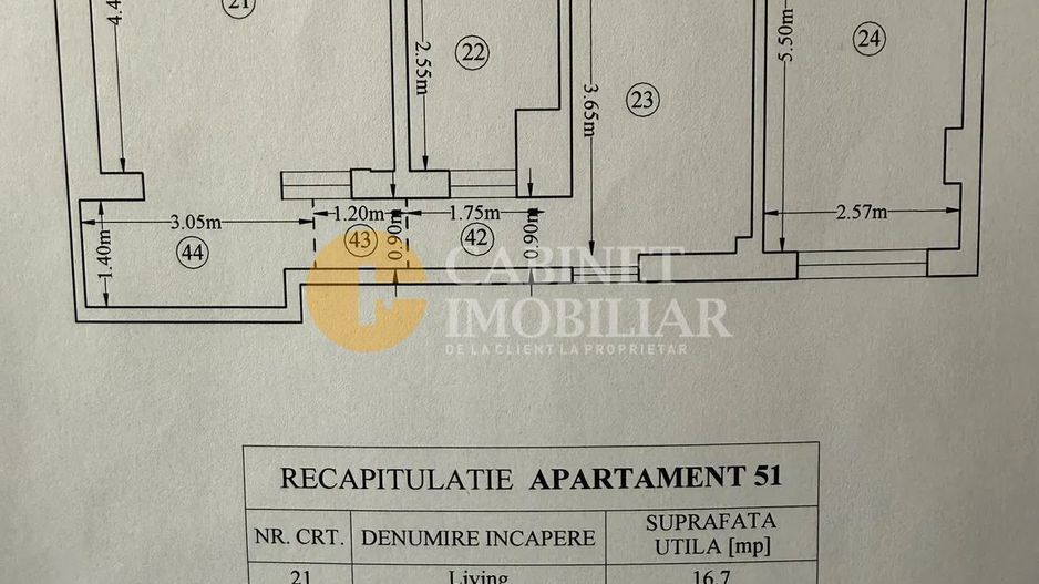 2 camere, decomandat, etaj intermediar, Tatarasi, bloc 2024! - Poză 9