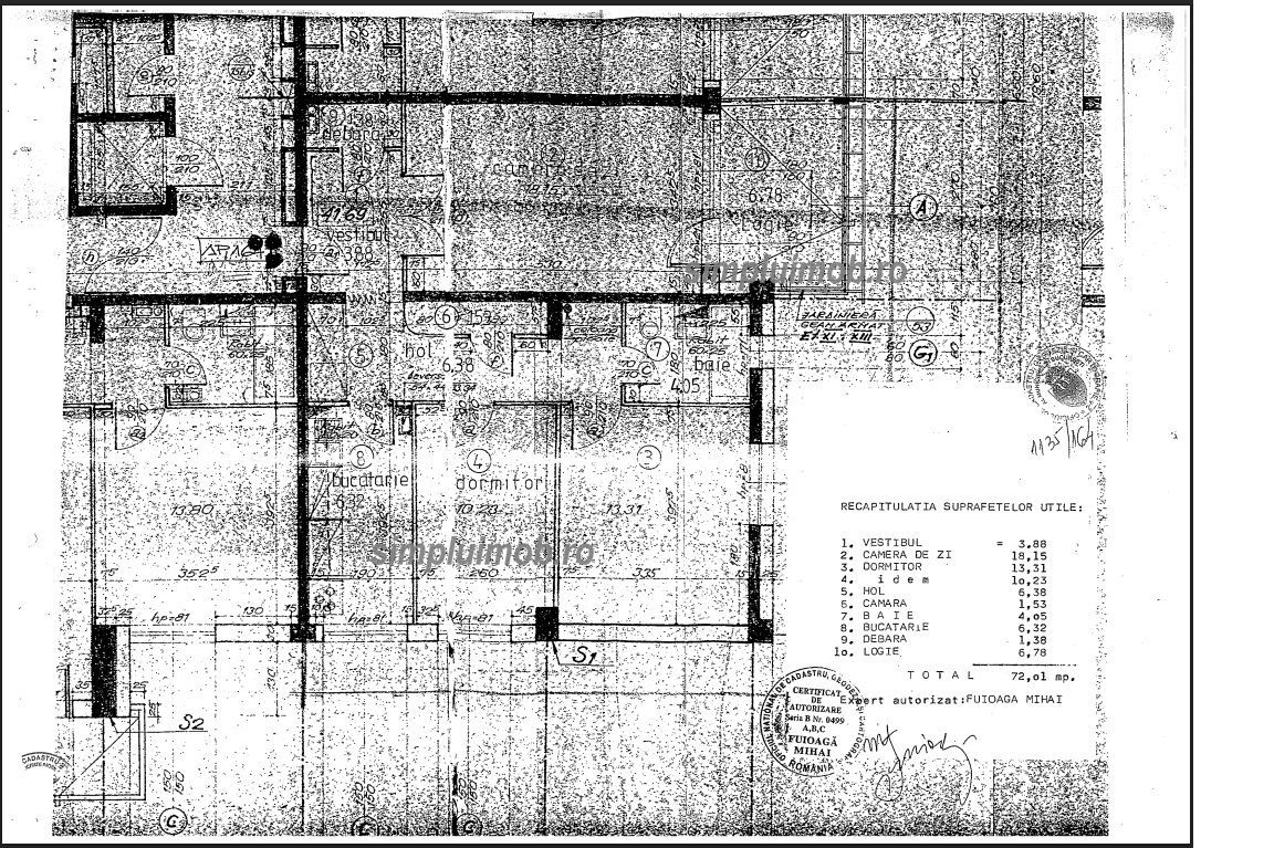 3 Camere Decomandat Renovat Pantelimon - Schiță 10