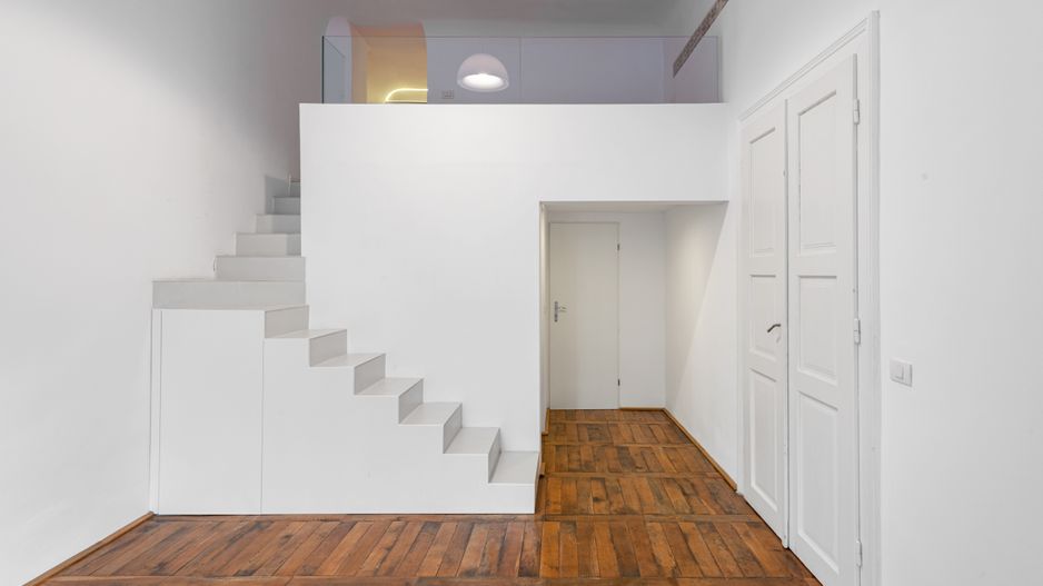 Apartament-galerie la kilometrul zero | 2 camere + mezanin, 2 băi - Poză 8