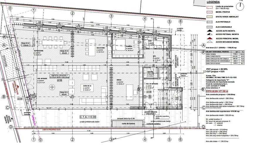 Teren cu autrizatie de construire Zorilor, ideal birouri, 1190 m2 - Poză 5