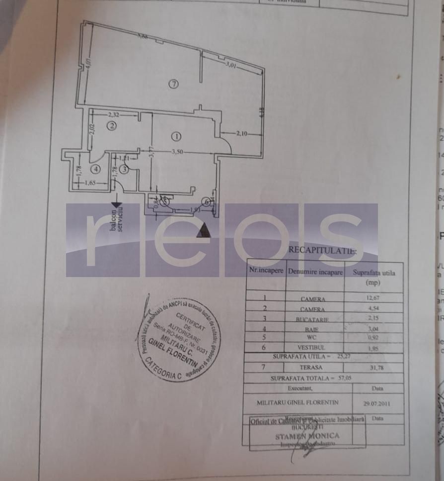 VANZARE GARSONIERA CU TERASA MARE 57MP STEFAN CEL MARE METROU STADION DINAMO - Poză 10
