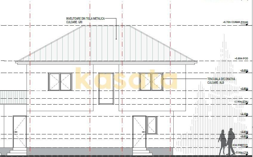 Vilă 4 camere Diamantului | Curte 250 mp, pompă căldură - Schiță 9