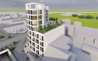 Teren ultracentral cu proiect P+8E avizat CMUAT | Dublu Front - Poză 1