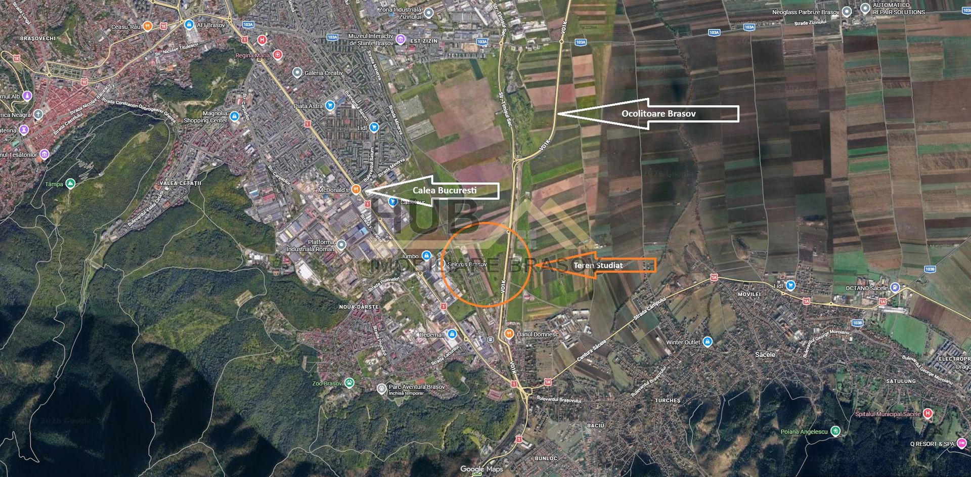 Teren Industriala 22.116 mp - zona Uzina 2 cu PUZ | Strada Timisul Sec - Poză 1
