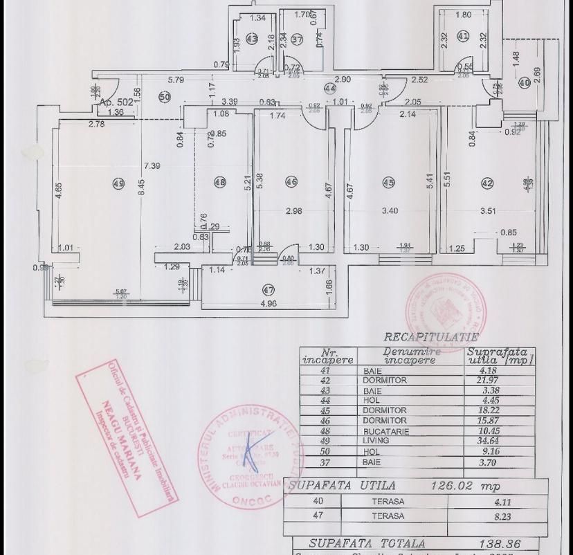 Apartament 4 camere Baneasa- Herastrau - Schiță 12