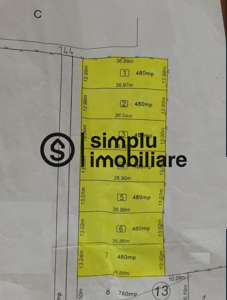 Teren intravilan,  zona Metro! - Schiță 2