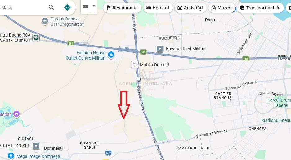 Teren intravilan Domnesti | 100 m de Centura | Ideal hala / logistic - Poză 2