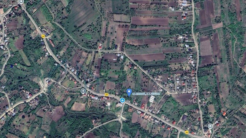 Vând casă bătrânească, str.Principala, Comarna,cu teren 3375mp - Poză 1