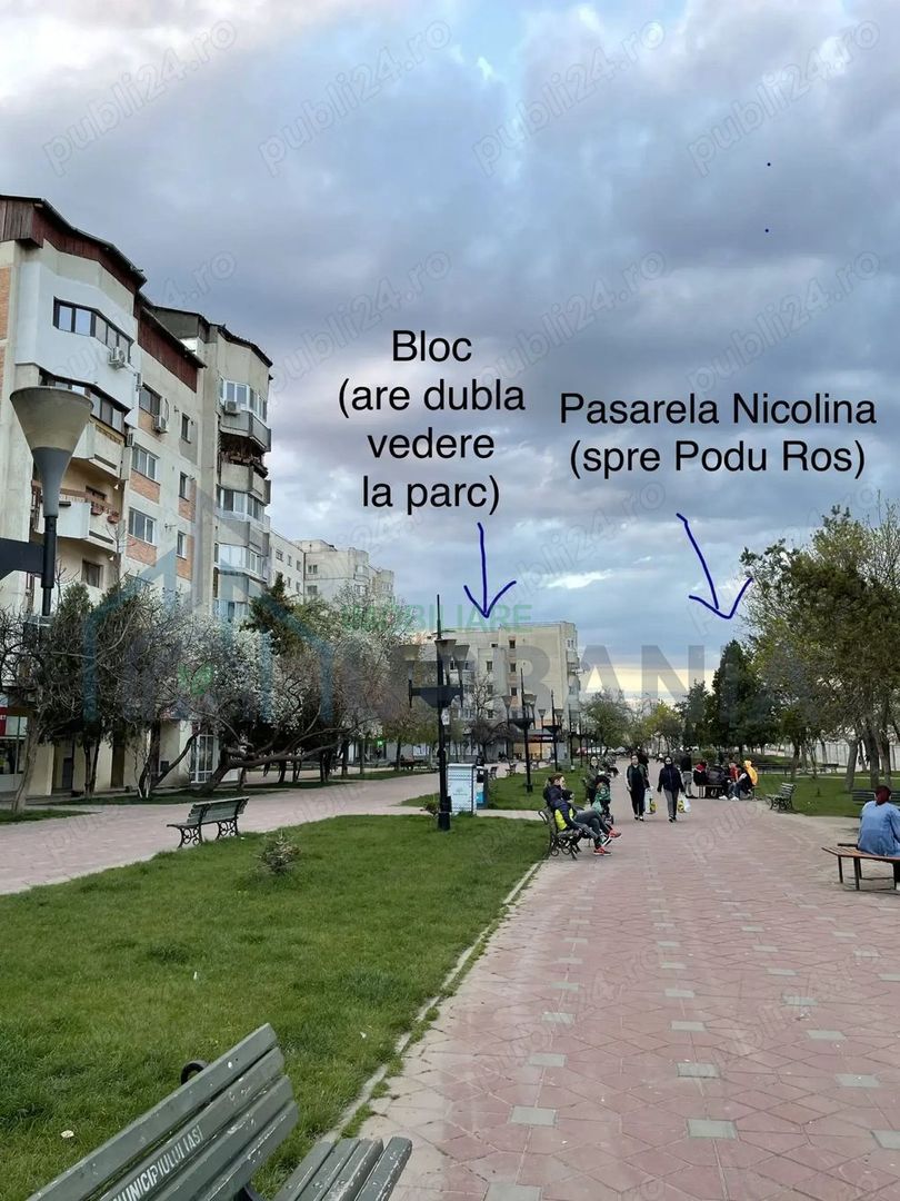 Nicolina esplanada, apartament 4 cam decomandat, 110mp, # - Poză 6