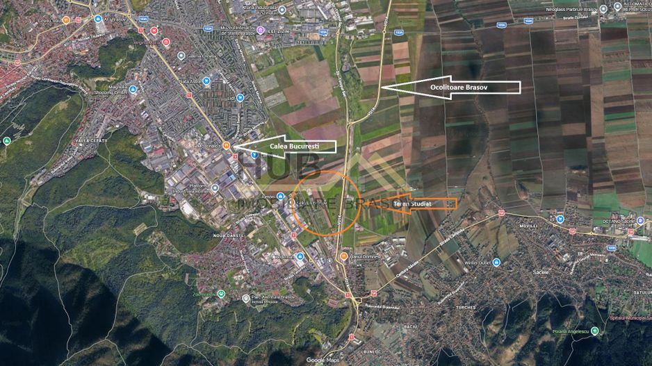 Teren Industriala 22.116 mp - zona Uzina 2 cu PUZ | Strada Timisul Sec - Poză 1