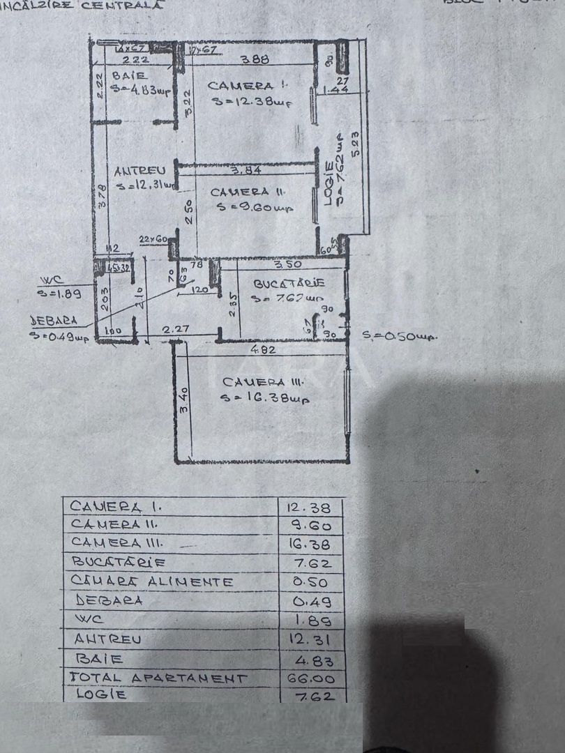 Apartament decomandat cu 3 camere, Zona Ion Meșter. - Poză 6