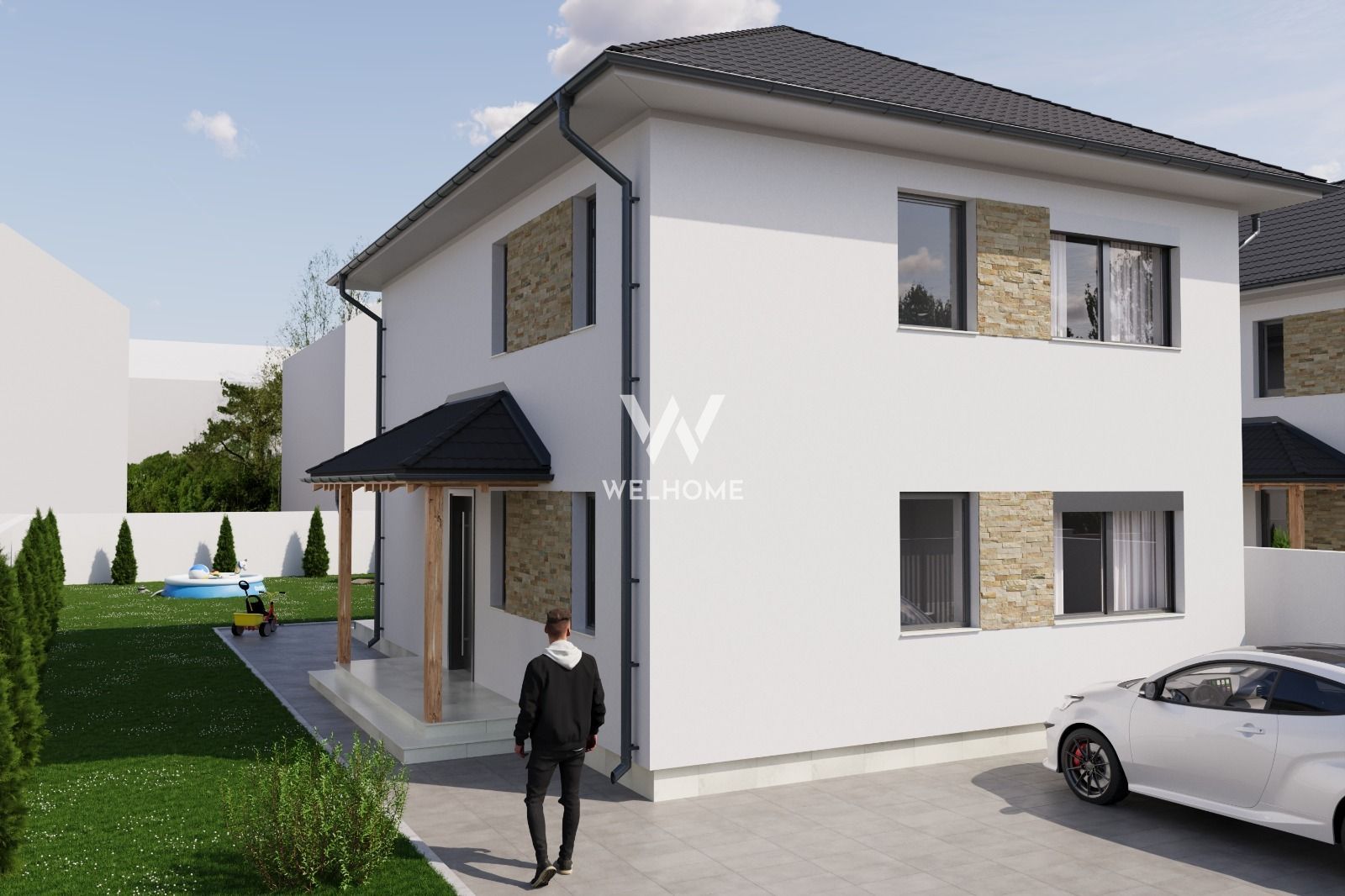 Casă individuală nouă cu pod – 4 camere – Șura Mică - Poză 2