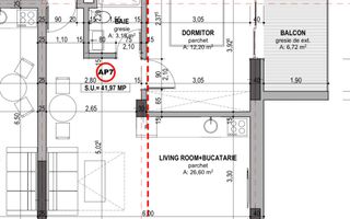 Apartament nou cu 2 camere in Sanmartin, Bihor - Schiță 7