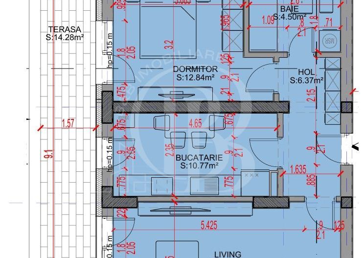Apartament 2 camere Promo Loc Parcare Theodor Pallady - Schiță 2