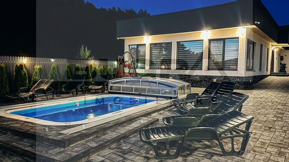 Casa exclusivista cu piscina, 150mp, teren 1500mp, zona Somesu Rece - Poză 3