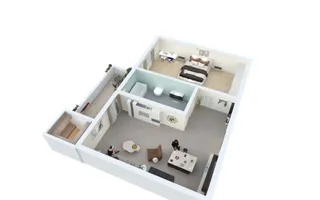 Apartament 2 camere 39 mp cu gradina 20 mp- in Sibiu - Lacul lui Binder - Schiță 12