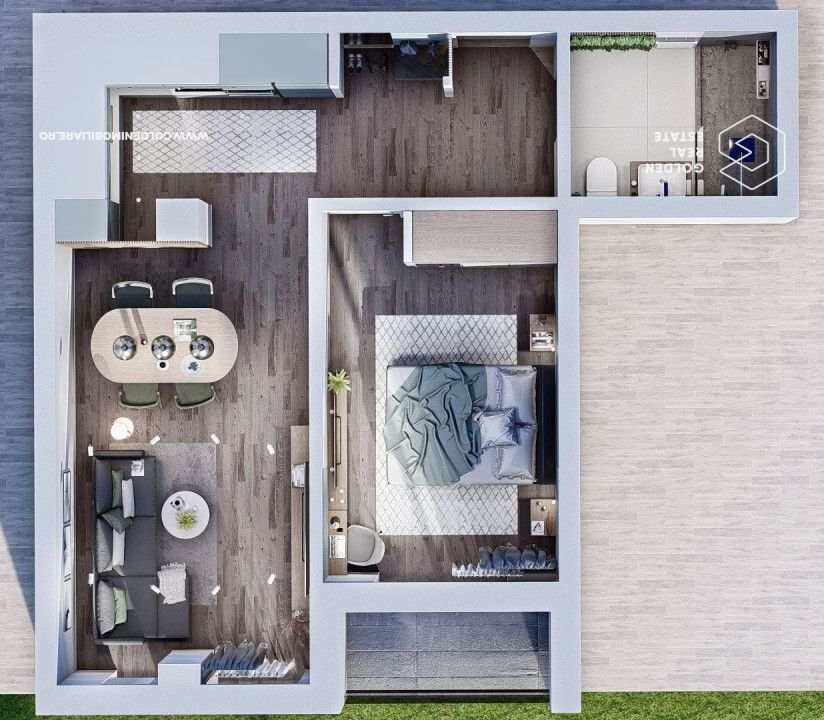 Apartament nou, 2 camere, Calea Torontalului-Comision  0% - Poză 14