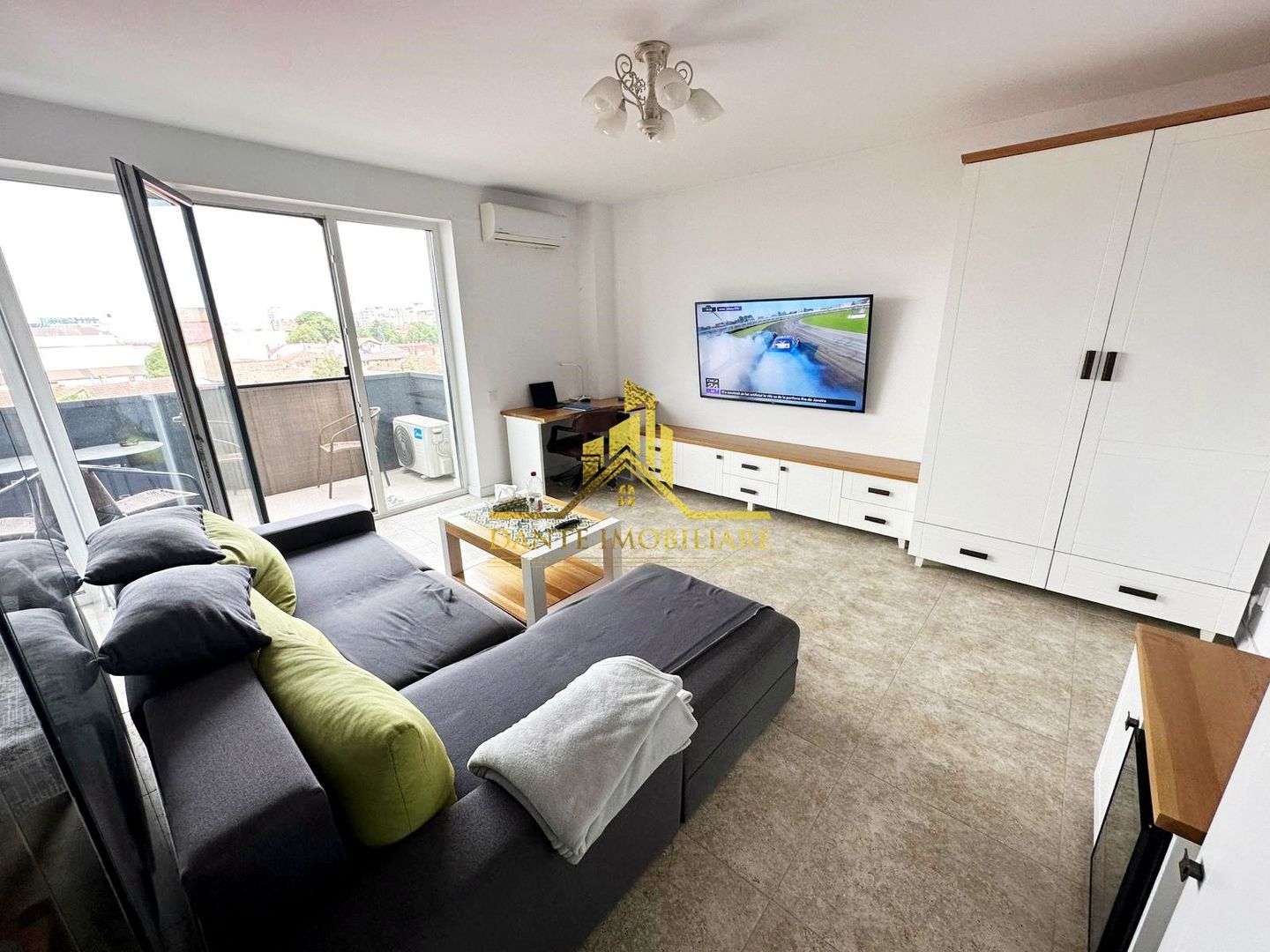 2 camere, mobilat modern, bloc nou, terasa, parcare, Centru, Anton Pan - Poză 3