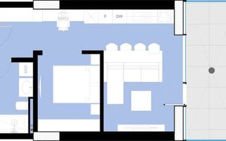 Vânzare, studio, vedere la mare, Mamaia Nord - Schiță 10