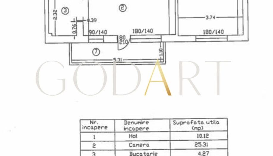 Apartament 2 camere | Vitan Residence | Ready to move - Schiță 16