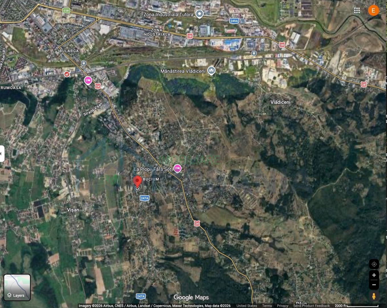 Teren 1000 MP Zona Bucium Iasi cu Utilitati - Poză 5