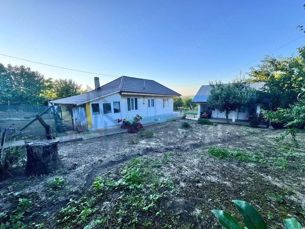 Casă de vânzare în Scoposeni, com. Gorban – 2700 mp teren, 3 construcții, livadă de nuci - Poză 1
