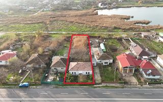 Teren intravilan 1052mp cu casa renovabila de cărămidă Tuzla - Poză 3