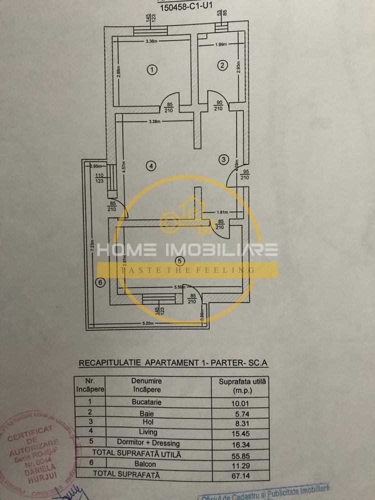 Zona Moara de vant/ Apartament 2 camere / 65 mp - Poză 4