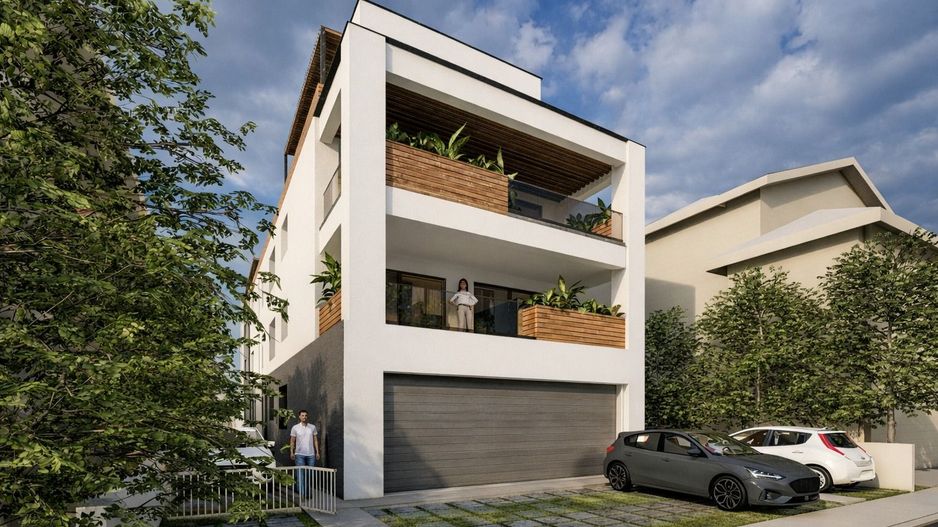 4 camere cu terasa de 22 mp, 3 bai, etaj 1/3, FINISAT MODERN,  COMISION 0% - Poză 1