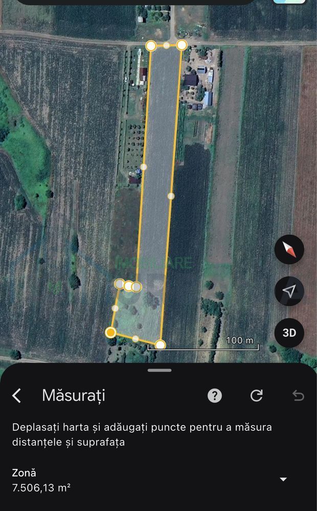 Teren de vânzare în Miroslava, Proselnici – 7500 mp - Poză 1