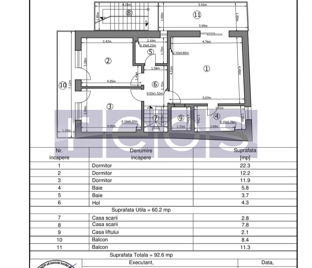 VANZARE- DUPLEX - DOROBANTI- 4 CAMERE- P+2+M - LIFT- NZEB-2024 - Poză 14