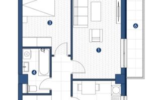 PROMO! Ap. cu 2 camere, D., et.1, 58.41mp, Galata, 95.455euro cu TVA - Poză 5