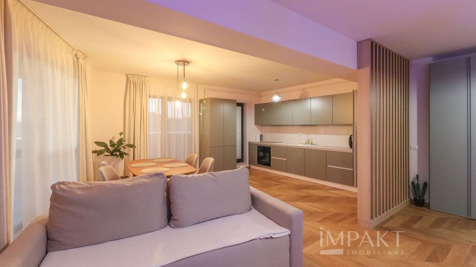 Apartament cu 2 camere ultrafinisat, cu un view deosebit, situat in ansamblul Wings! - Poză 5